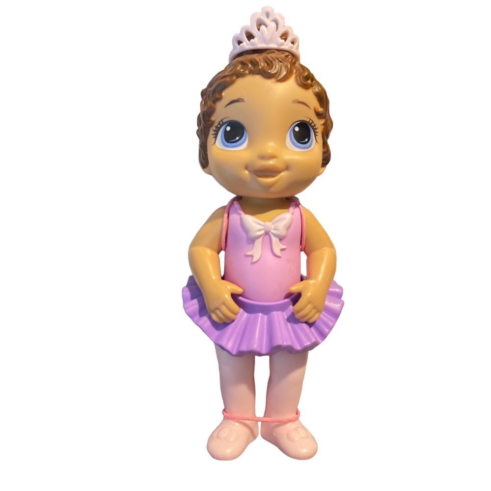Baby Alive Ballerina Doll‎ Pink Tutu Tiara Interactive Toy Playset